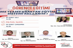 2025 Bahar Microsoft Teams Uzaktan Eğitim Sistemi Kullanımı Öğrenci Eğitimi Gerçekleştirdik.